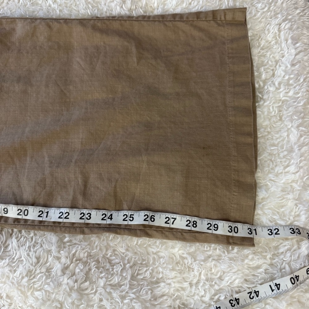 Level 99 Tallulah Wide Leg Linen lyocell Trousers Pants in Sandcastle Khaki 31 - Picture 7 of 14